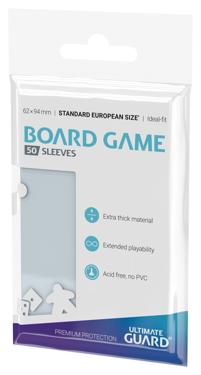 Ultimate Guard Board Game Sleeves Standard European