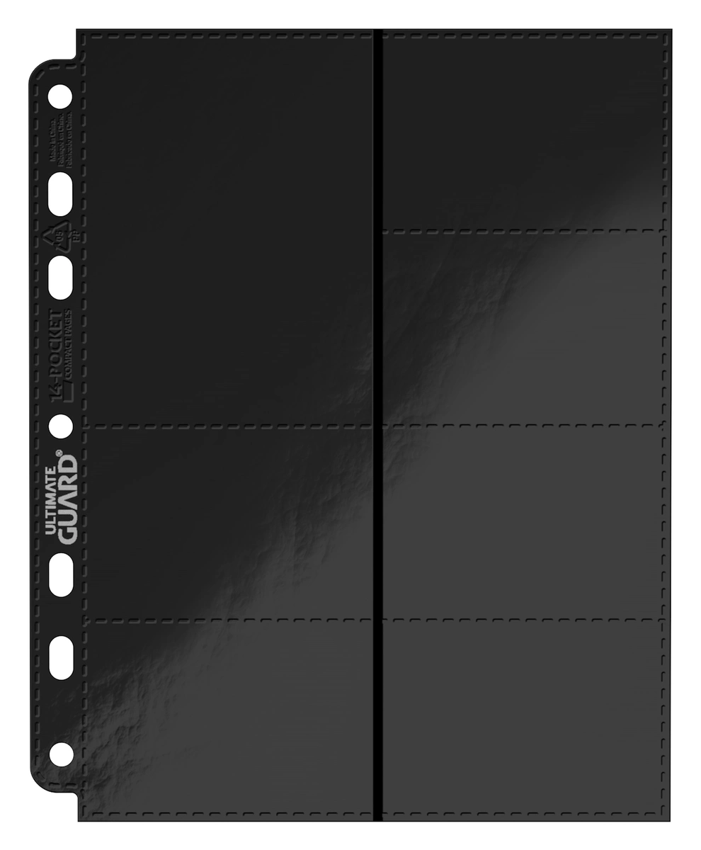 Ultimate Guard 14-Pocket Supreme Compact Pages Standard + Mini American for trading card binders