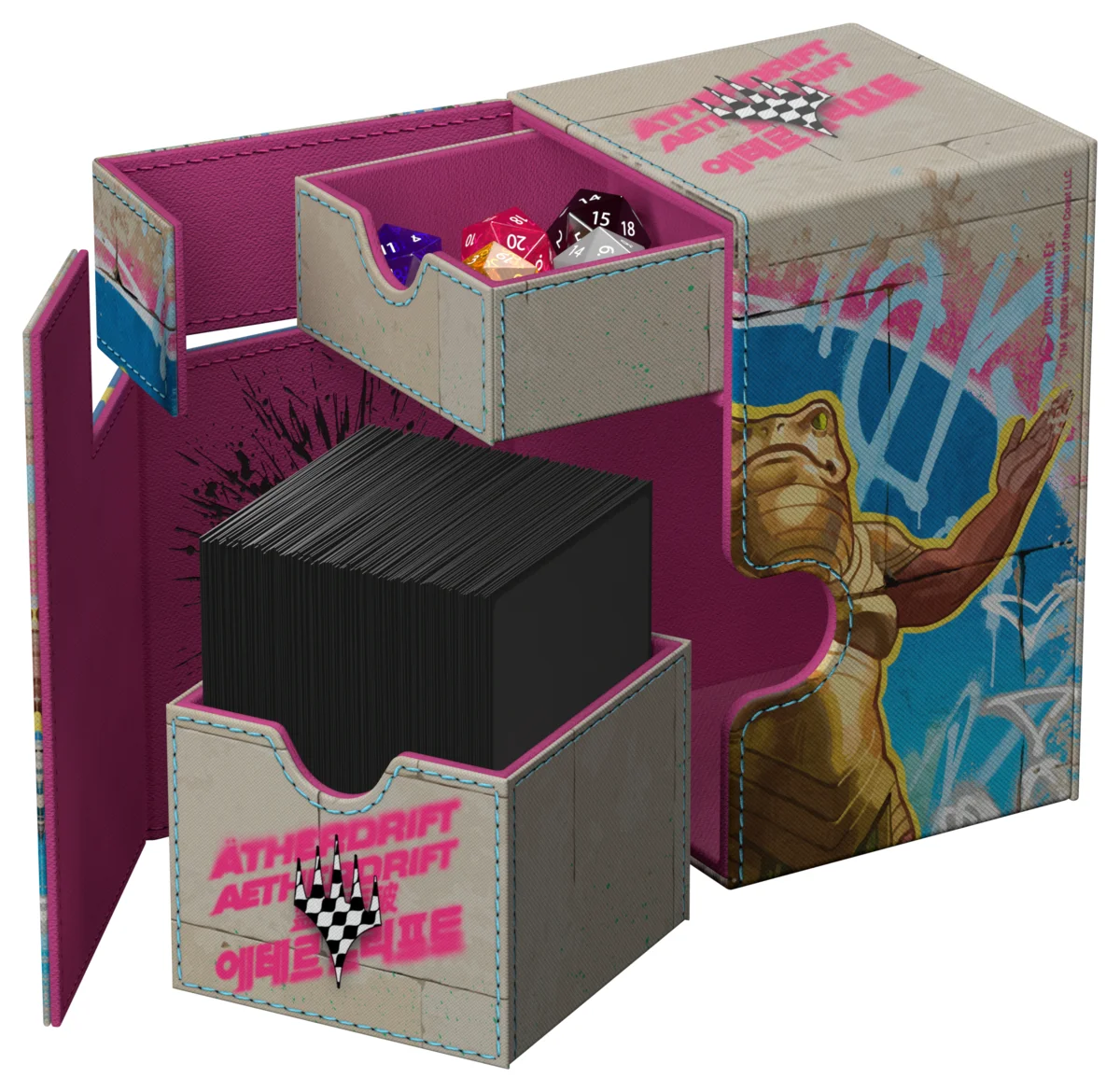 Ultimate Guard Flip'n'Tray 100+ Xenoskin Magic: The Gathering "Aetherdrift" - Sab-Sunen, Luxa Embodied