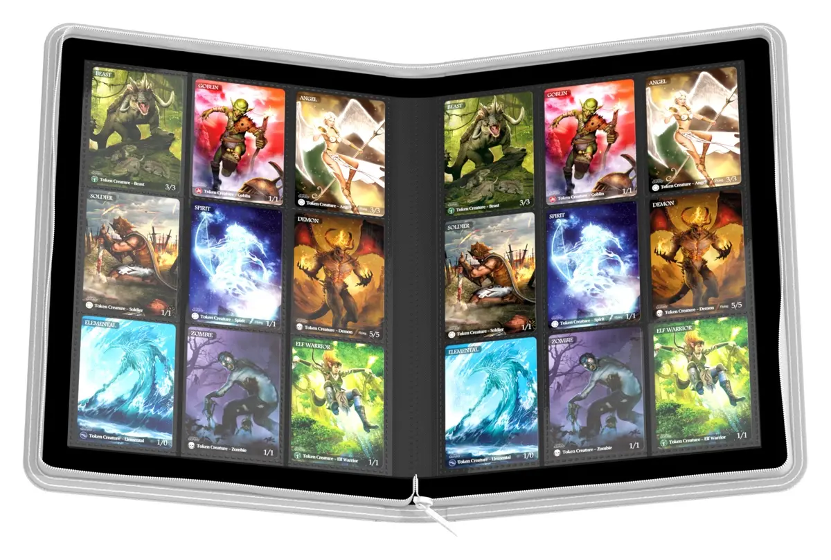 Ultimate Guard Zipfolio 360 18-Pocket Xenoskin trading card binder