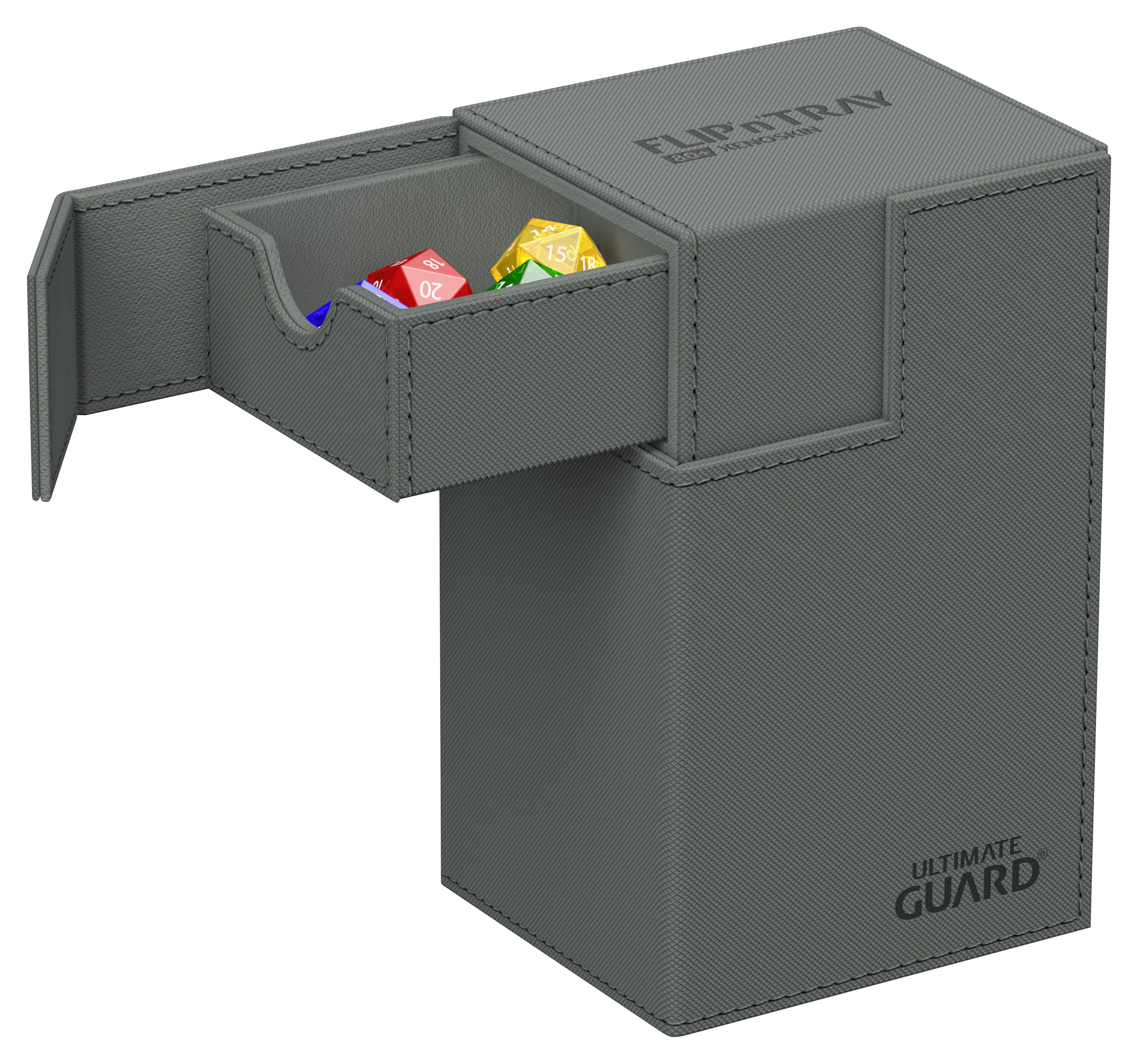 Ultimate Guard Card Deck Box Flip'n'Tray 80+ Grey Grau