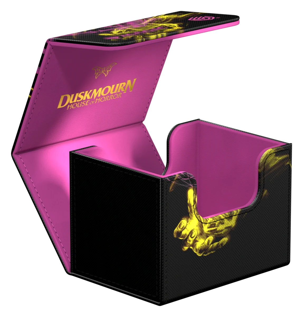 Ultimate Guard Sidewinder 100+ Xenoskin deck box from Magic: The Gathering's Duskmourn set