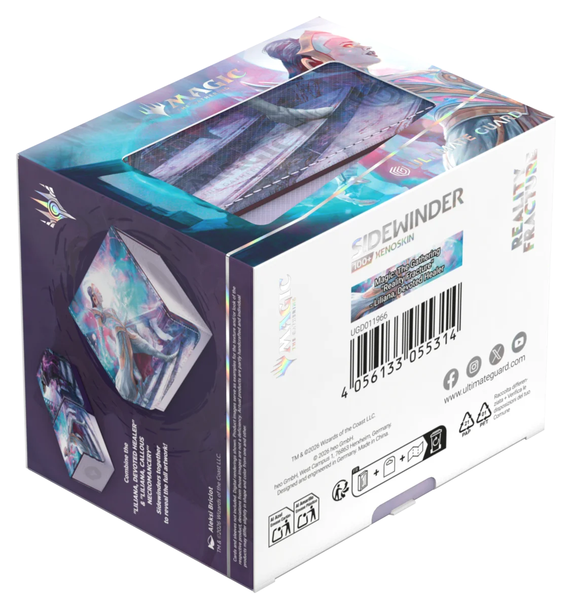Ultimate Guard Sidewinder 100+ Xenoskin Magic: The Gathering "Reality Fracture" - Liliana, Devoted Healer