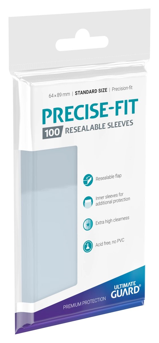 Precise-Fit Sleeves Standard Size (100) | Sleeves | Ultimate Guard Precise-Fit Sleeves Standard Size (100) | Sleeves | Ultimate Guard