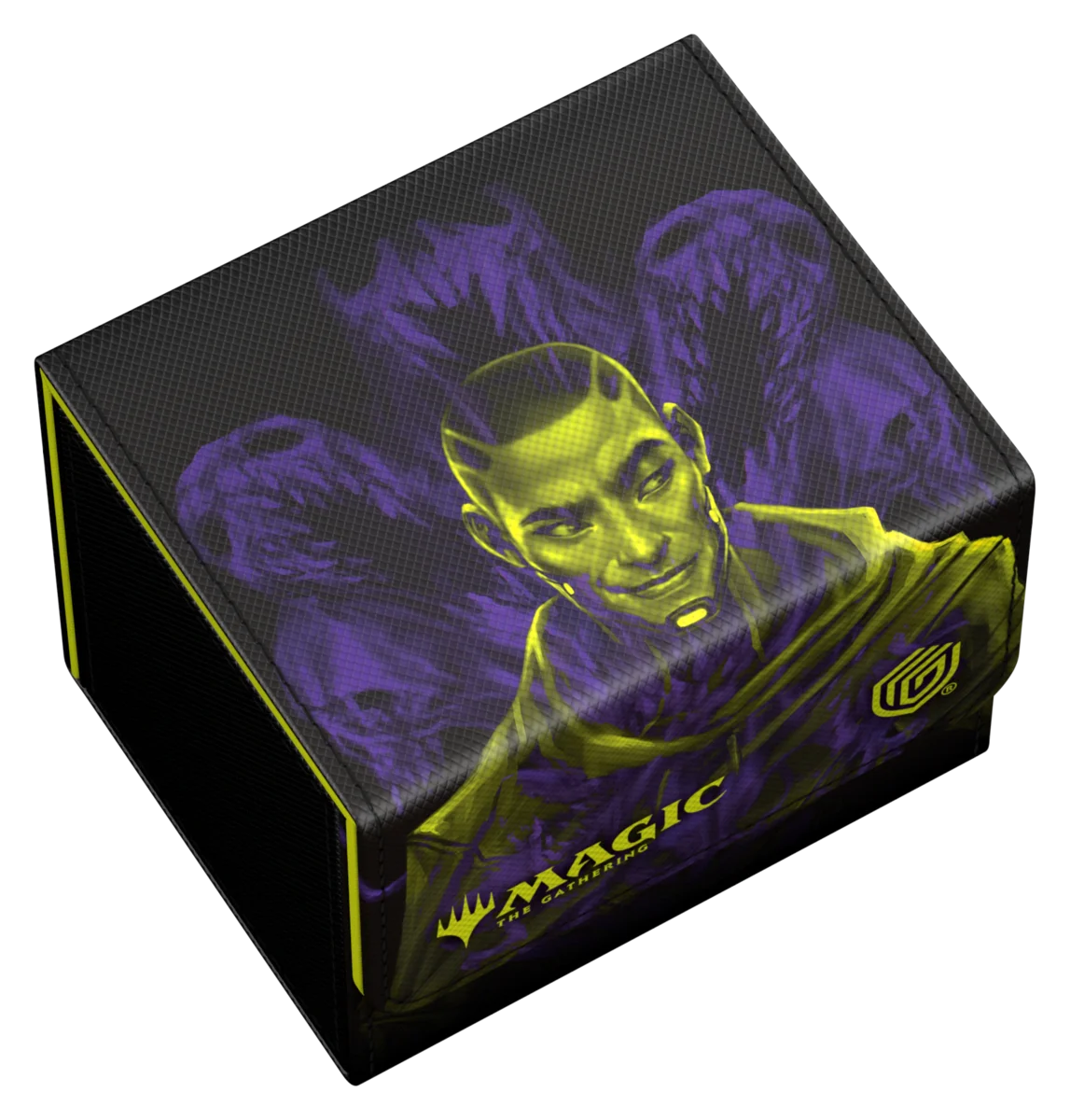 Ultimate Guard Sidewinder 100+ Xenoskin deck box from Magic: The Gathering's Duskmourn set