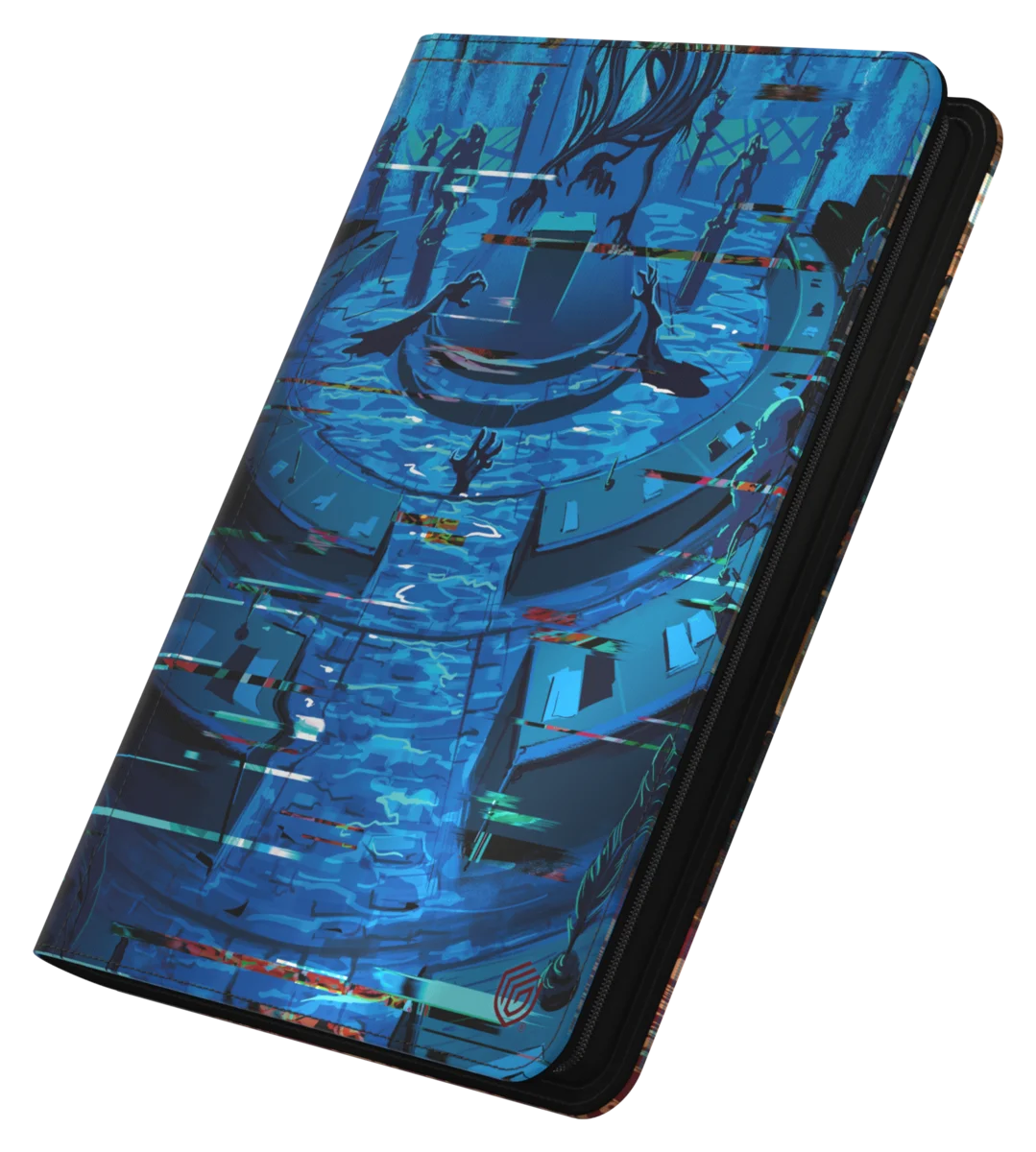 Ultimate Guard Zipfolio 360 18-Pocket Xenoskin trading card binder from Magic: The Gathering's Duskmourn set