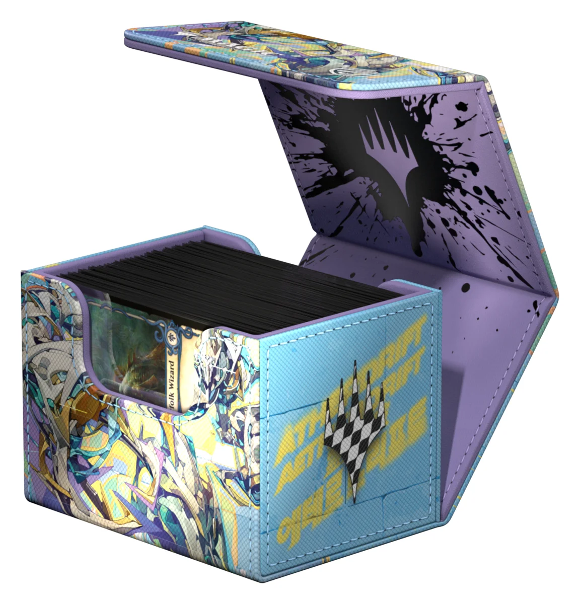 Ultimate Guard Sidewinder 100+ Xenoskin deck box from Magic: The Gathering's Aetherdrift set