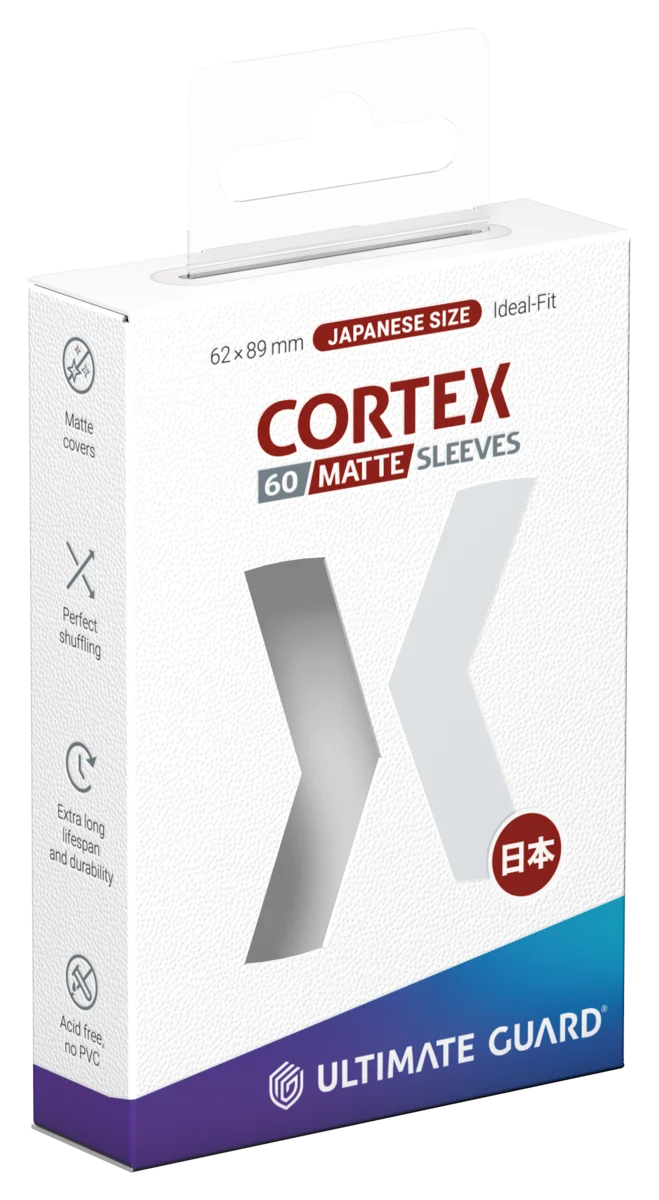 Ultimate Guard Cortex Sleeves Matte Japanese Size (60) - Transparent