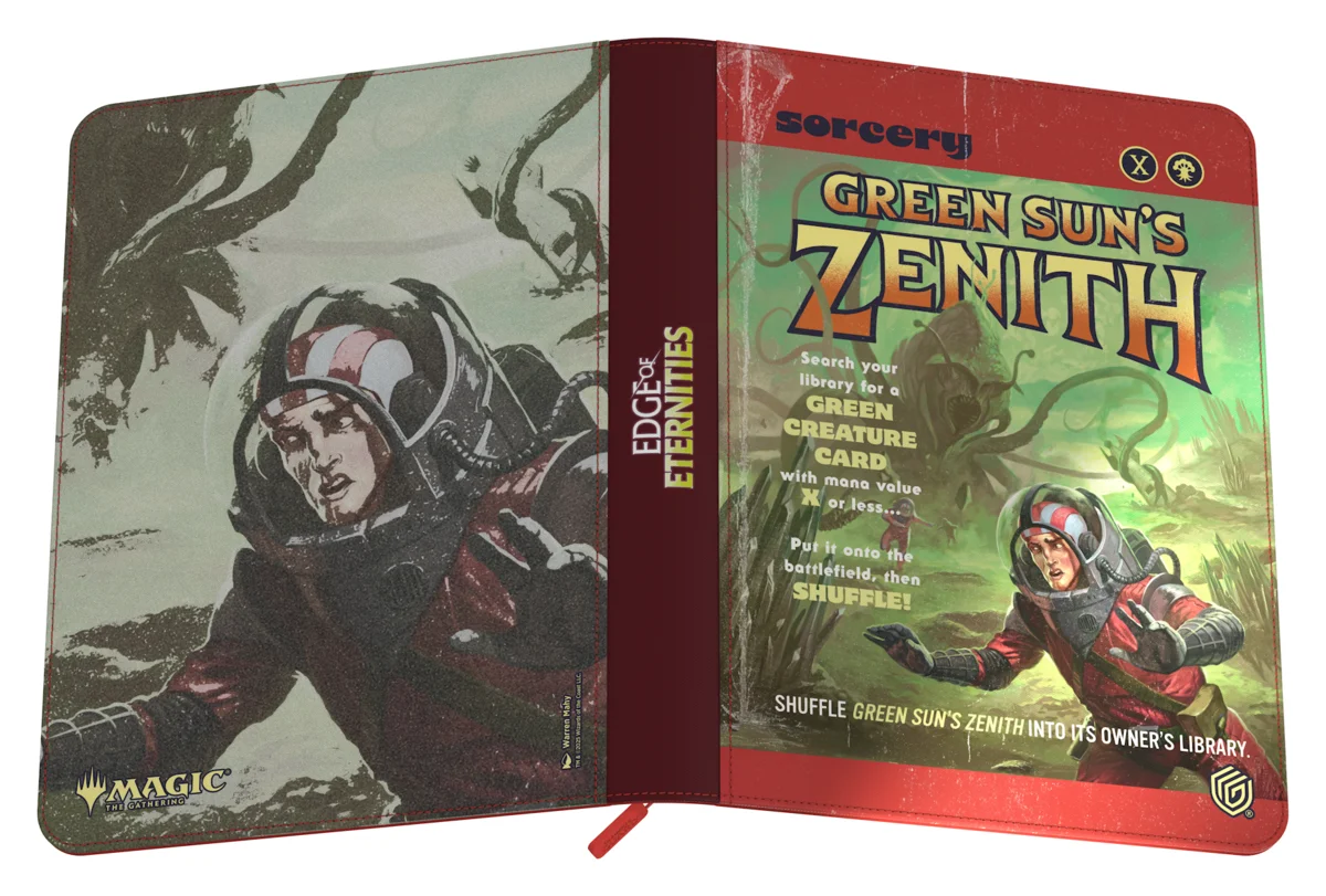 Ultimate Guard Zipfolio 360 Xenoskin Magic: The Gathering "Edge of Eternities" - Green Sun’s Zenith