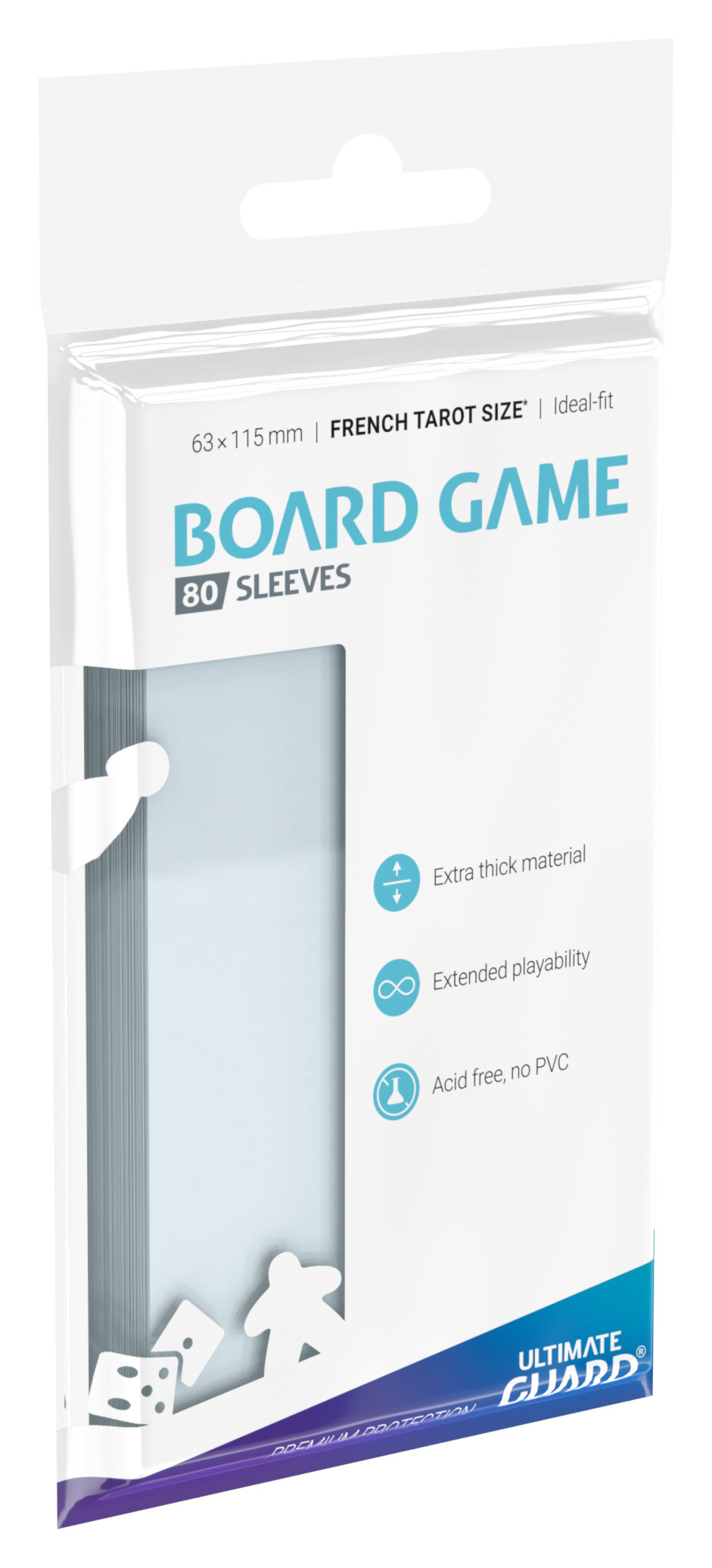 Board Game Sleeves | Ideal-Fit | | 80 | French and more | UGD010285