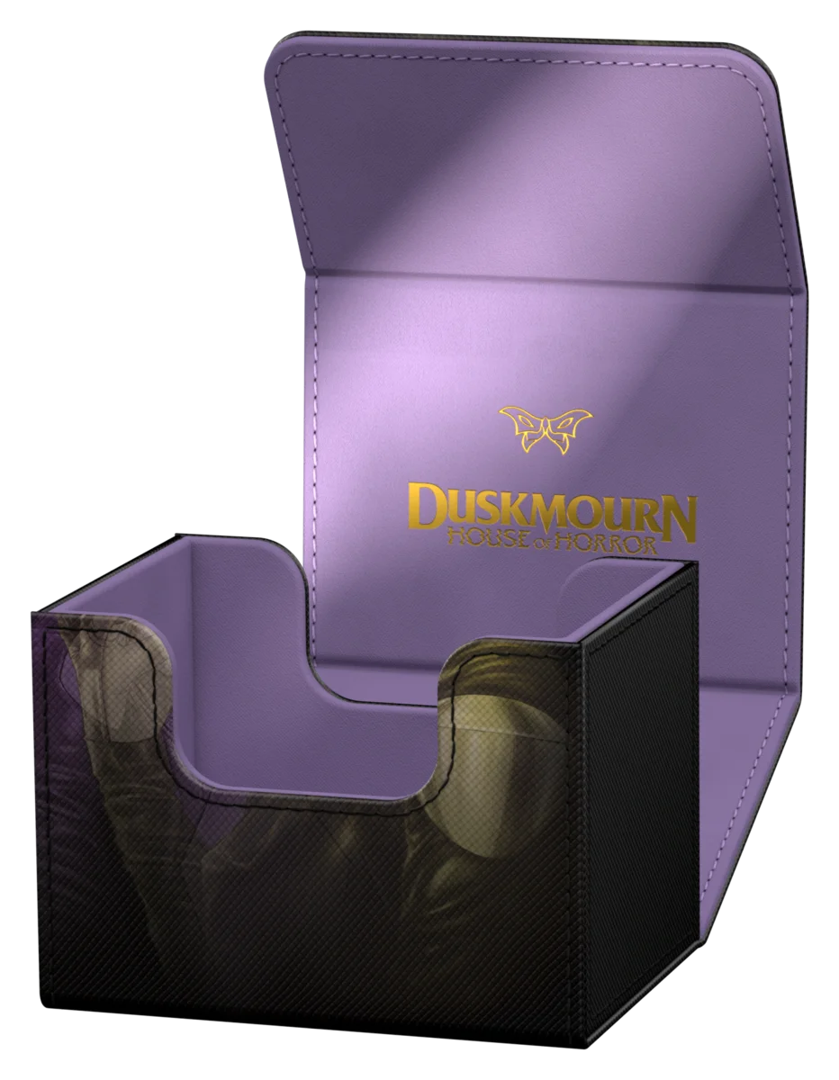 Ultimate Guard Sidewinder 100+ Xenoskin deck box from Magic: The Gathering's Duskmourn set