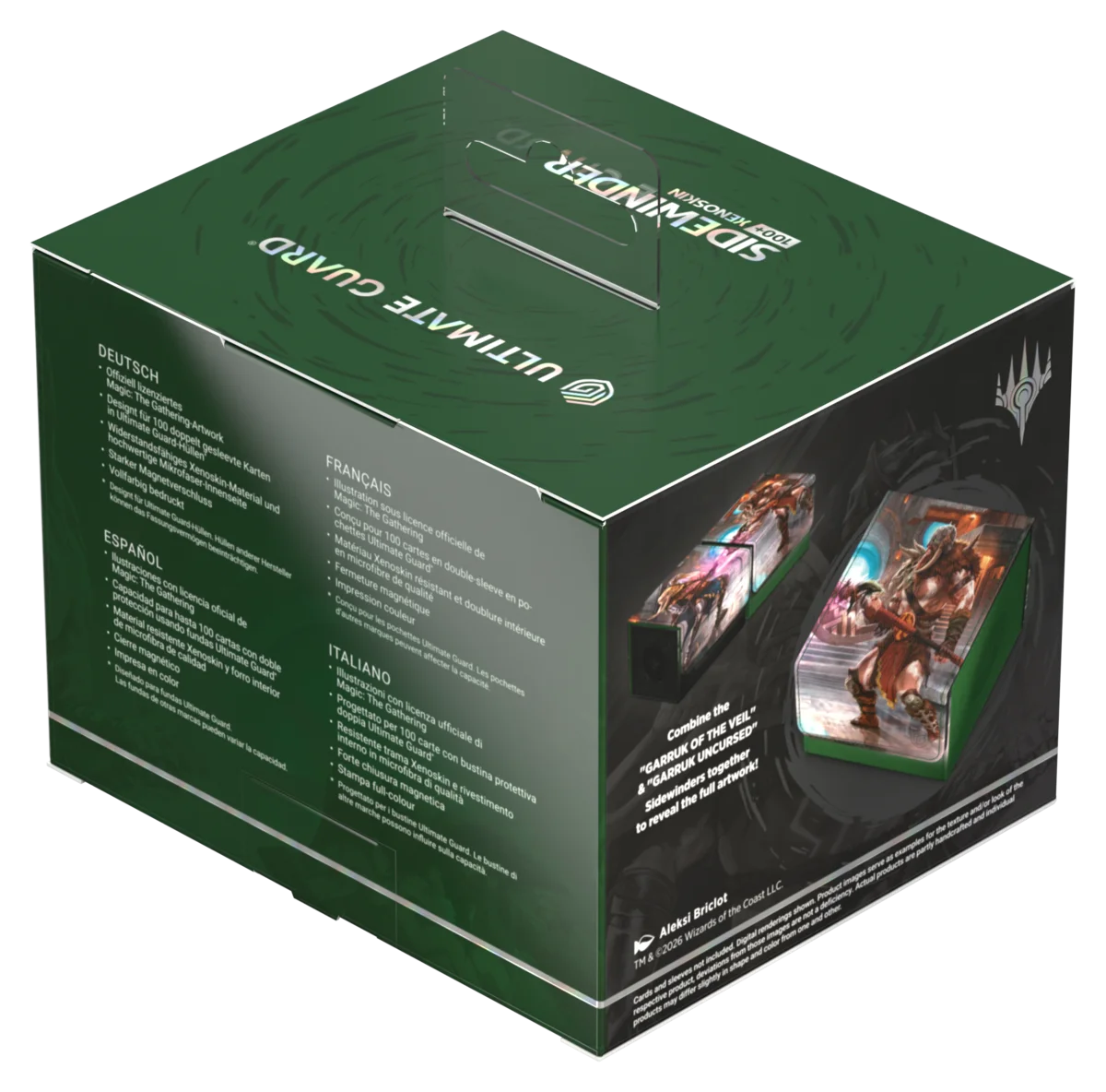 Ultimate Guard Sidewinder 100+ Xenoskin Magic: The Gathering "Reality Fracture" - Garruk Uncursed
