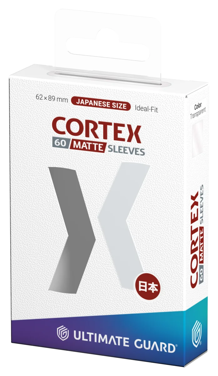 Ultimate Guard Cortex Sleeves Matte Japanese Size (60) - Transparent