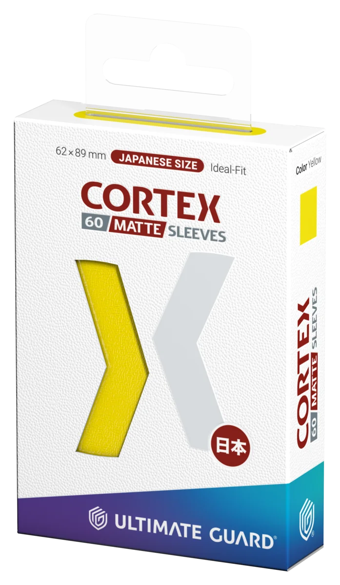 Ultimate Guard Cortex Sleeves Matte Japanese Size (60) - Yellow