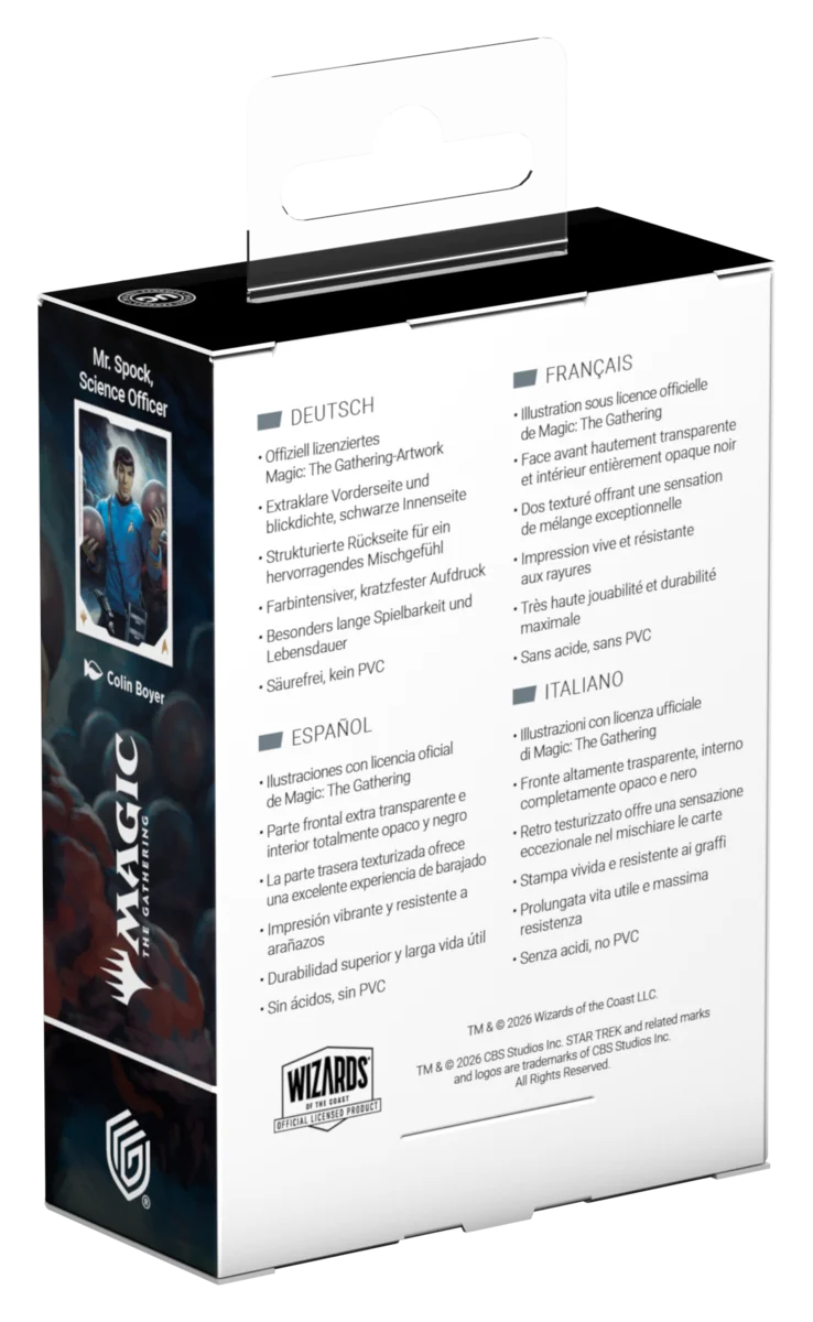 Ultimate Guard Art Sleeves Magic: The Gathering | Star Trek - Mr. Spock, Science Officer