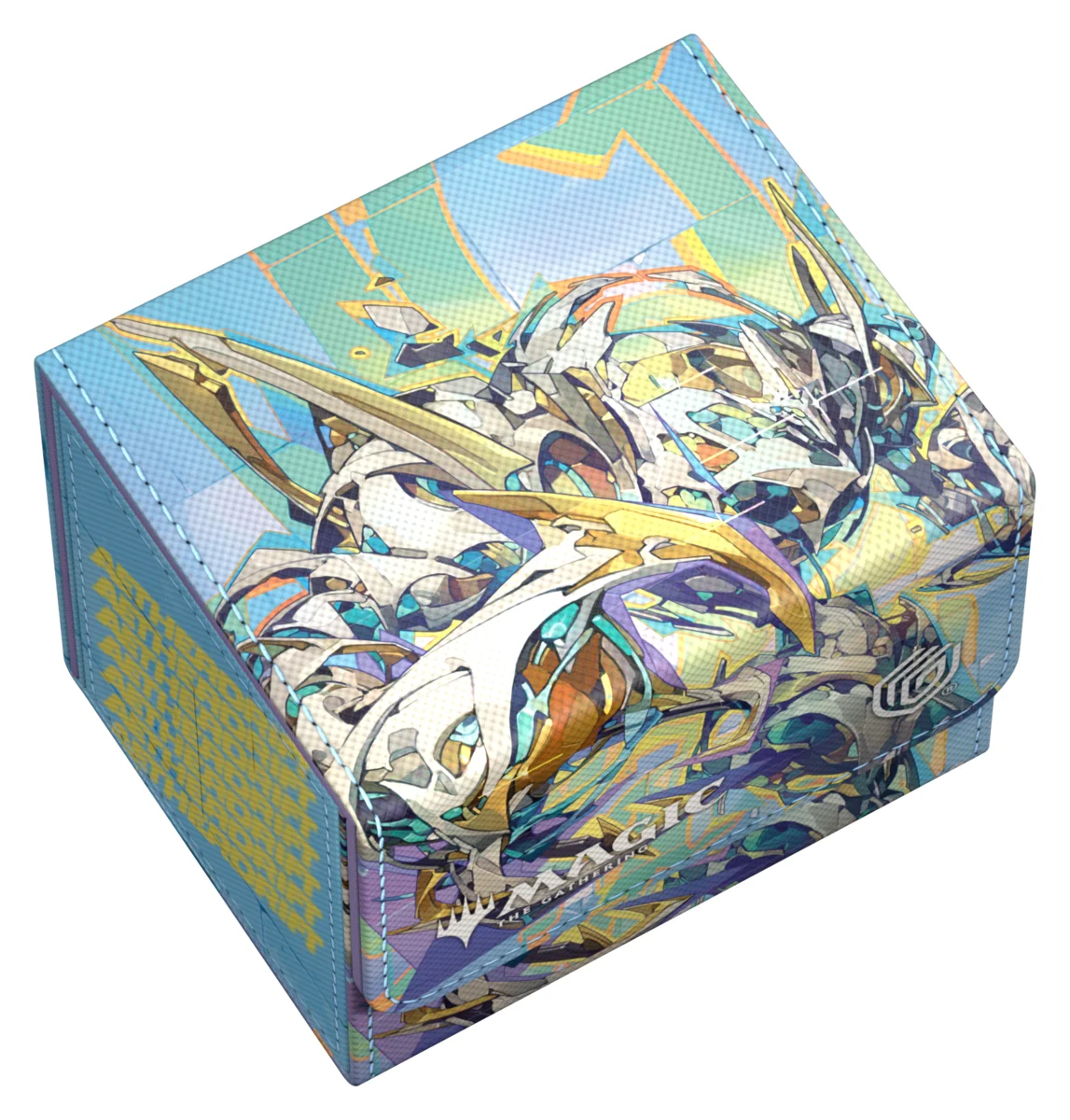 Ultimate Guard Sidewinder 100+ Xenoskin deck box from Magic: The Gathering's Aetherdrift set