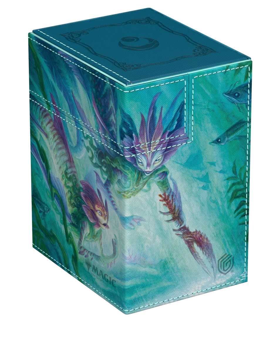 Ultimate Guard Flip'n'Tray 133+ Xenoskin Magic: The Gathering "Lorwyn Eclipsed" - Silvergill Mentor
