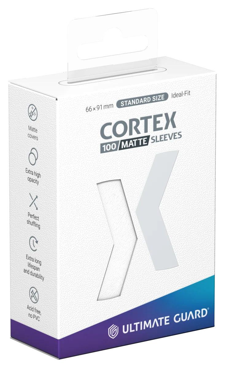 Ultimate Guard Cortex Sleeves Matte Standard Size (100) - White