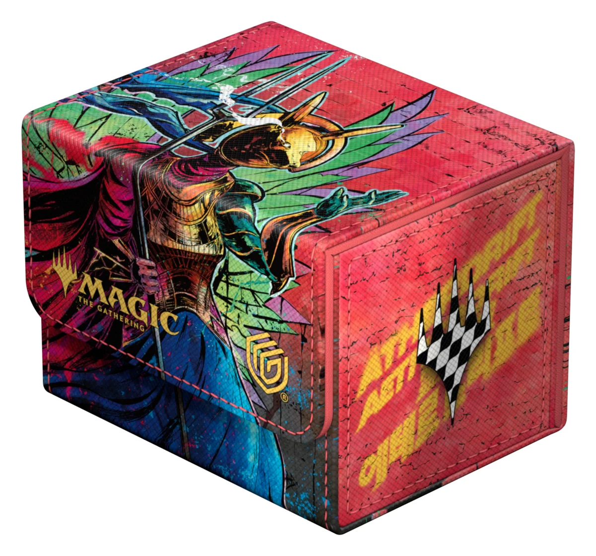Ultimate Guard Sidewinder 100+ Xenoskin deck box from Magic: The Gathering's Aetherdrift set