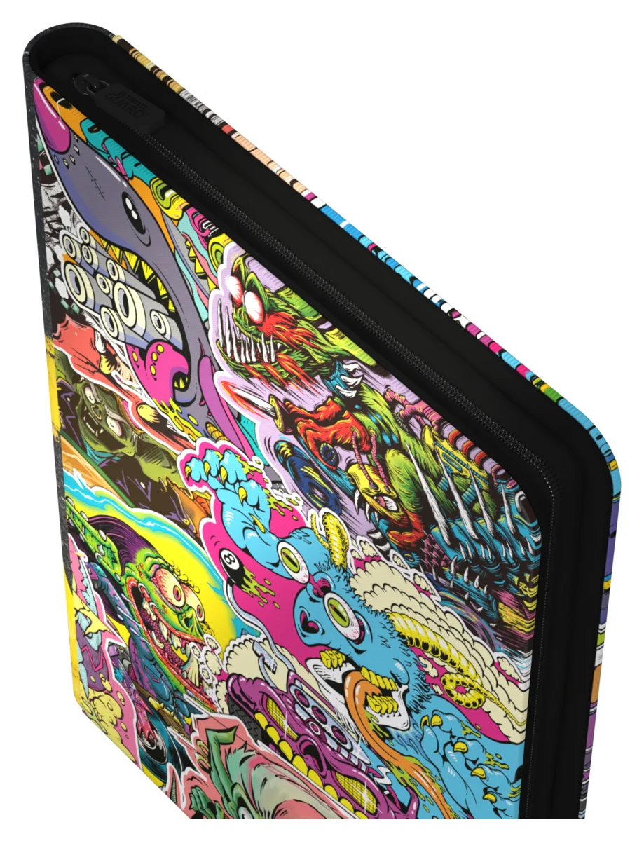 Ultimate Guard Zipfolio 360 18-Pocket Xenoskin trading card binder from Magic: The Gathering's Aetherdrift set