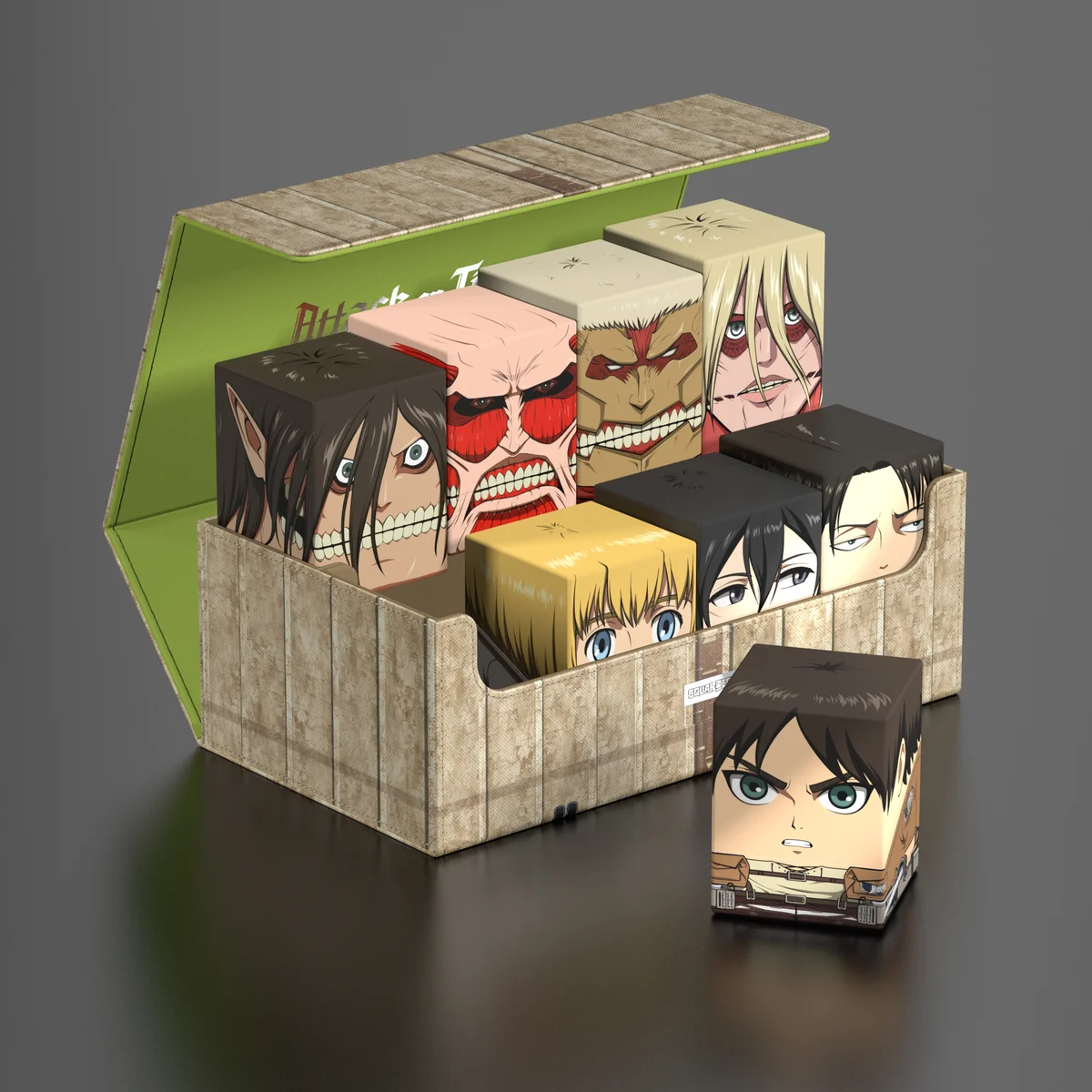 Squaroes Collectors Case 800 Attack on Titan - Shiganshina District