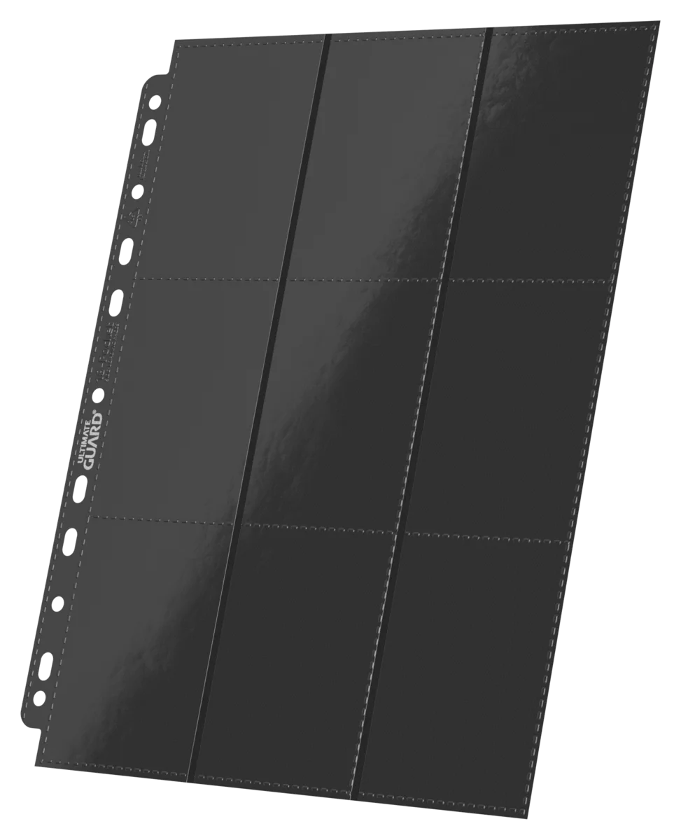 Ultimate Guard 18-Pocket Pages Side-Loading (10) - Black Ultimate Guard 18-Pocket Pages Side-Loading (10) - Black