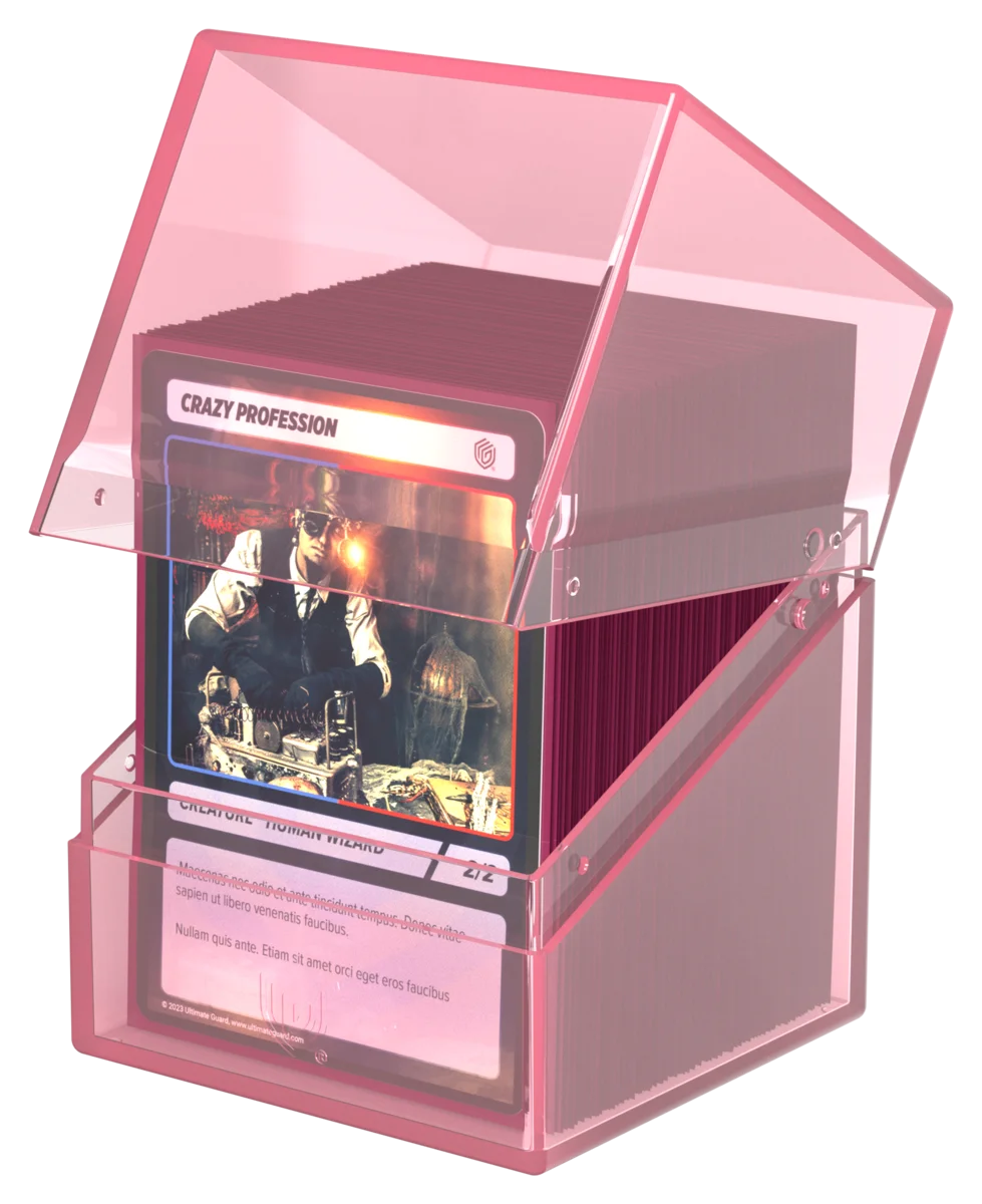 Ultimate Guard Boulder 100+ Clear - Rose Quartz