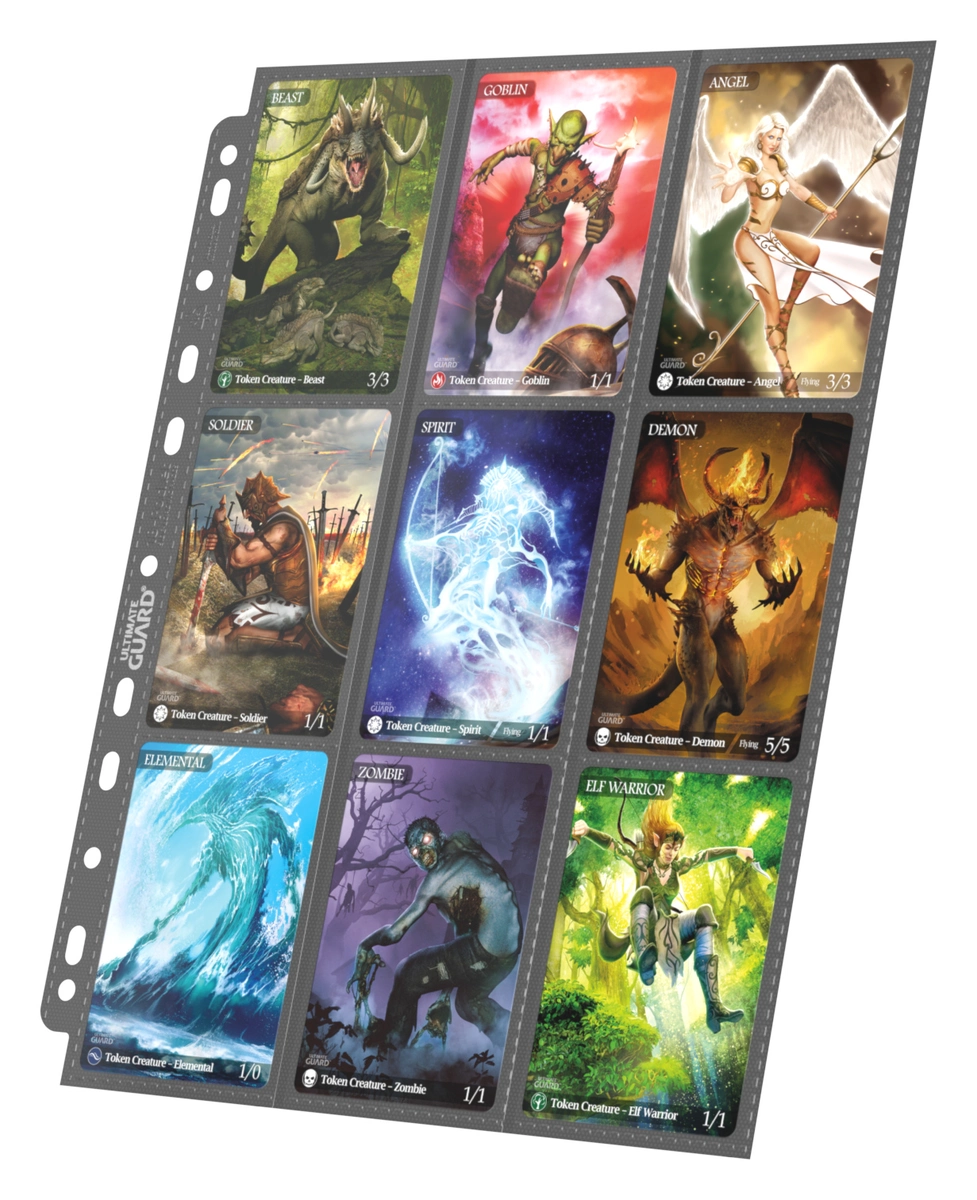 Ultimate Guard 18-Pocket Pages Side-Loading for trading card binders 