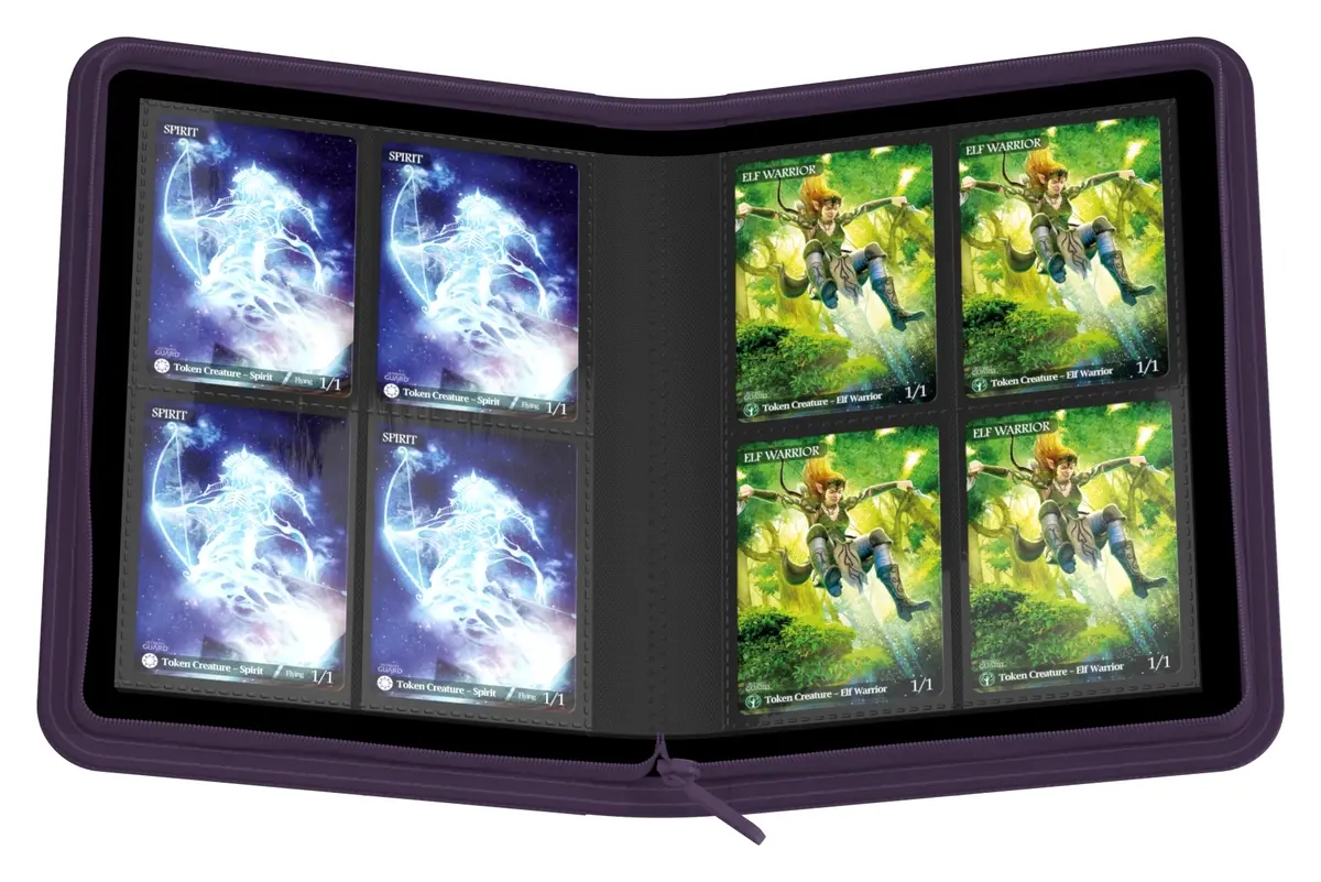 Ultimate Guard Zipfolio 160 8-Pocket Xenoskin trading card binder