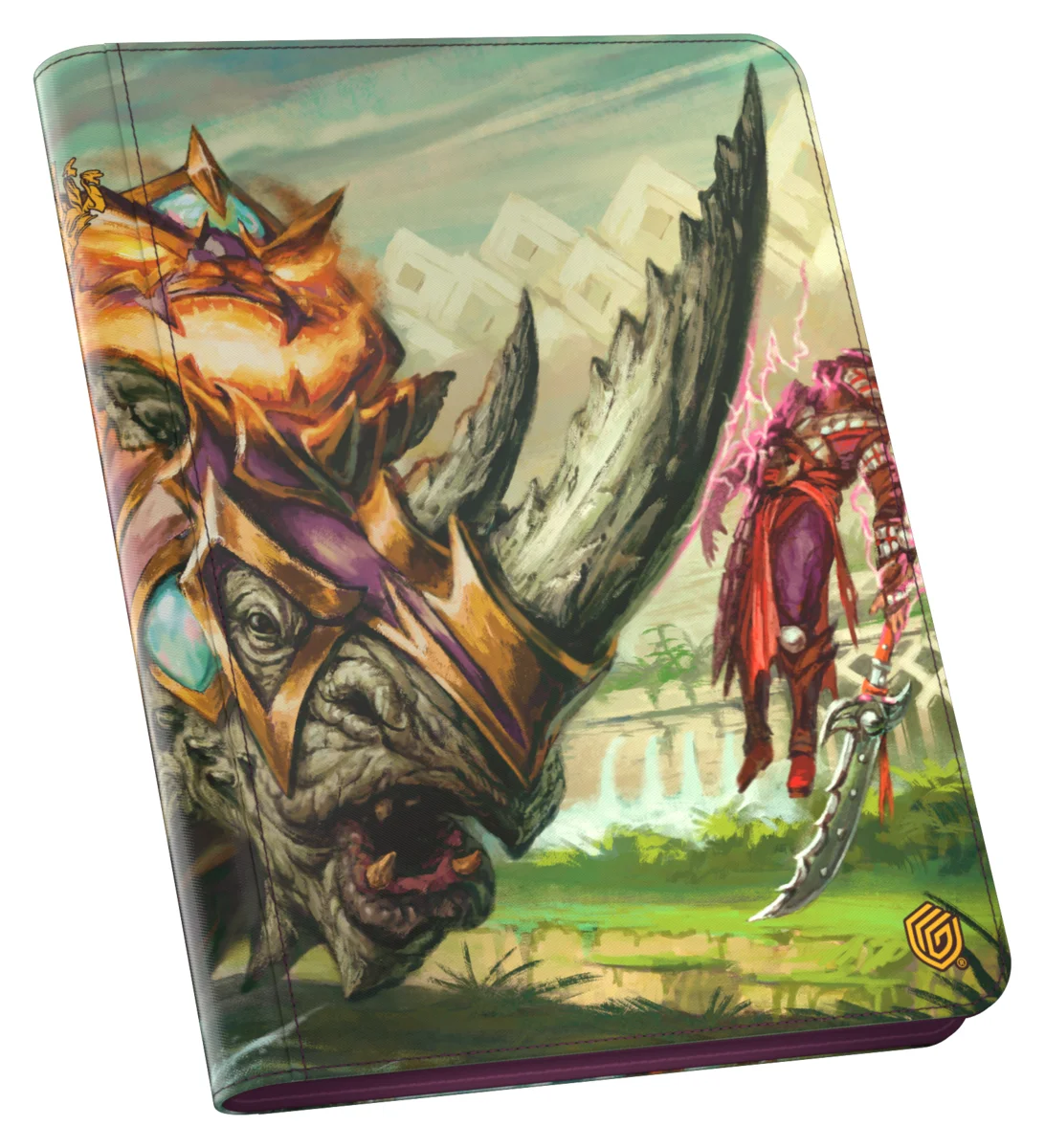 Ultimate Guard Zipfolio 360 18-Pocket Xenoskin trading card binder from Magic: The Gathering's Tarkir set