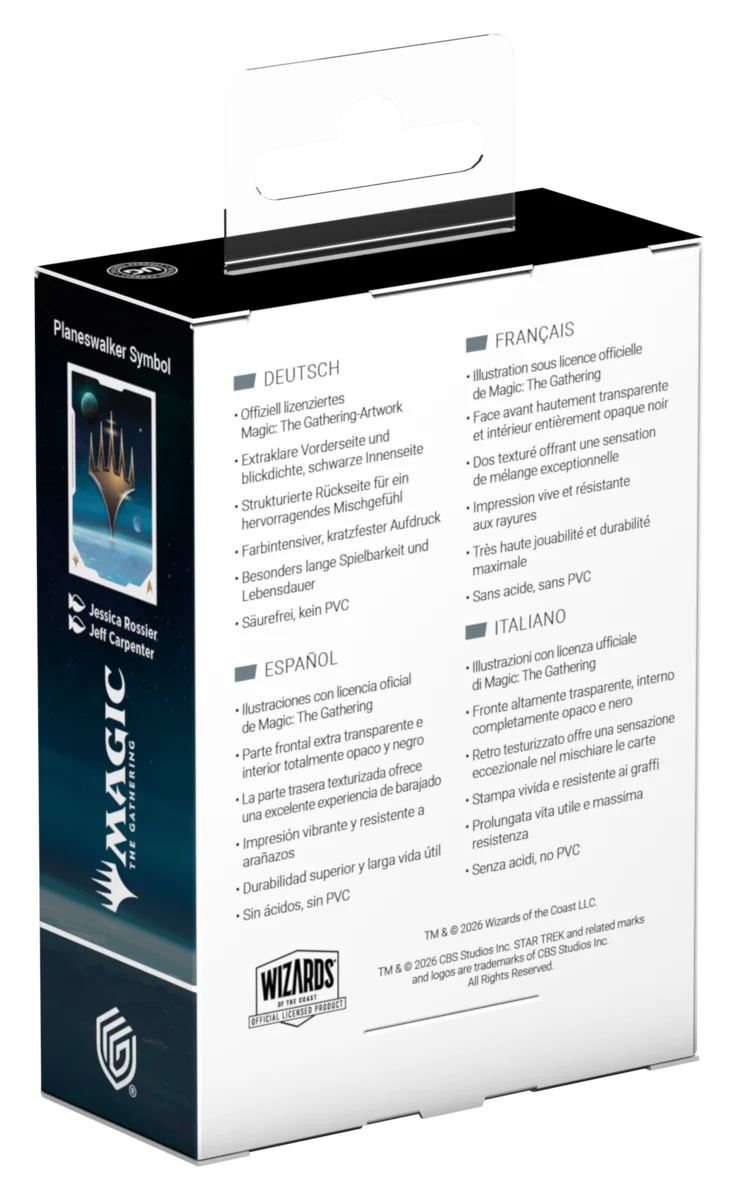 Ultimate Guard Art Sleeves Magic: The Gathering | Star Trek - Planeswalker Symbol