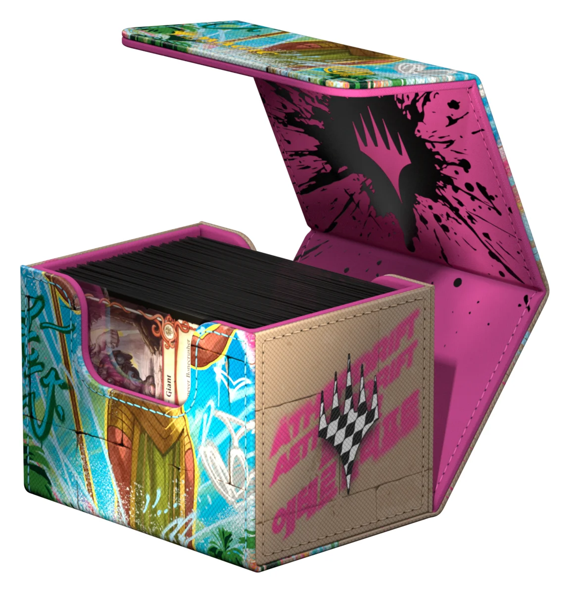 Ultimate Guard Sidewinder 100+ Xenoskin deck box from Magic: The Gathering's Aetherdrift set