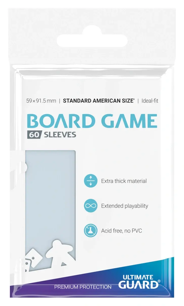 Ultimate Guard Board Game Sleeves Standard American