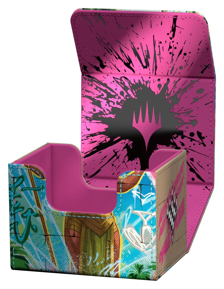 Ultimate Guard Sidewinder 100+ Xenoskin deck box from Magic: The Gathering's Aetherdrift set