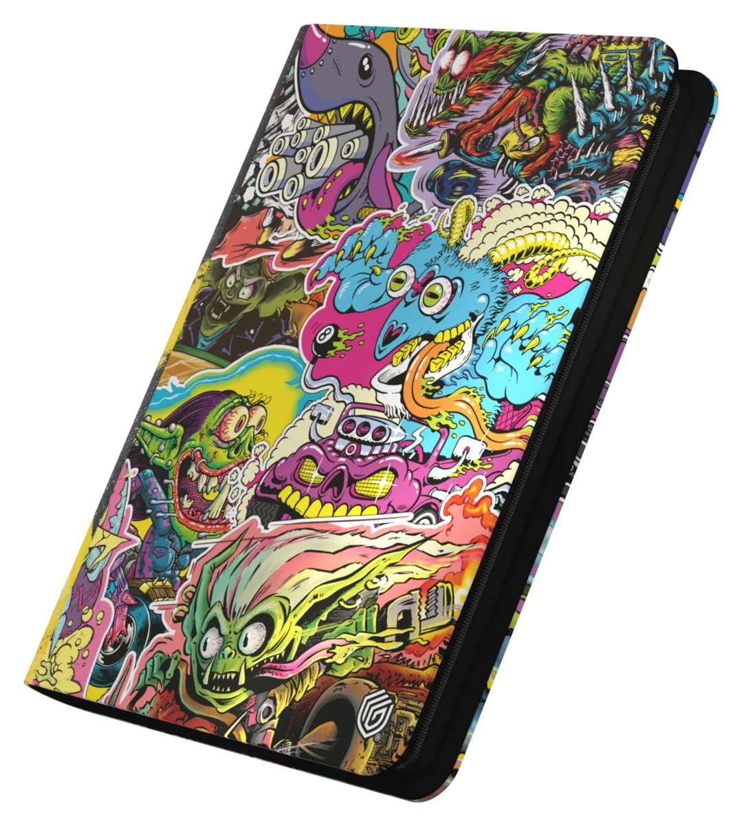 Ultimate Guard Zipfolio 360 18-Pocket Xenoskin trading card binder from Magic: The Gathering's Aetherdrift set