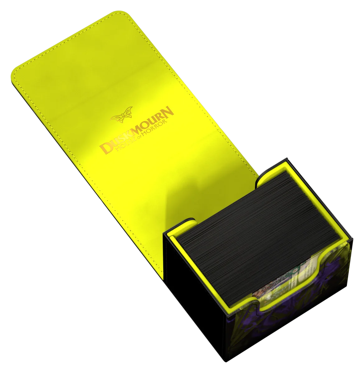 Ultimate Guard Sidewinder 100+ Xenoskin deck box from Magic: The Gathering's Duskmourn set