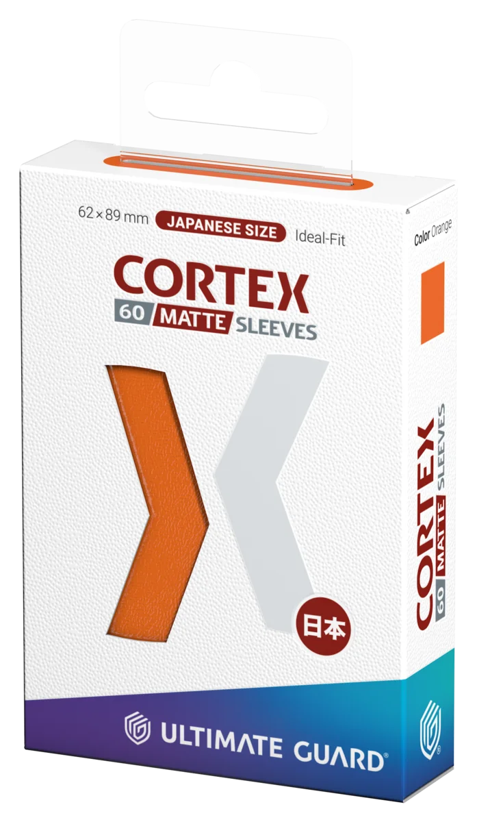 Ultimate Guard Cortex Sleeves Matte Japanese Size (60) - Orange