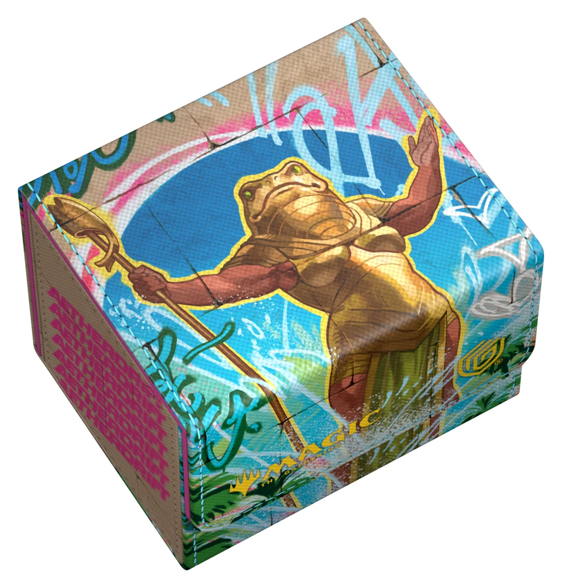 Ultimate Guard Sidewinder 100+ Xenoskin deck box from Magic: The Gathering's Aetherdrift set