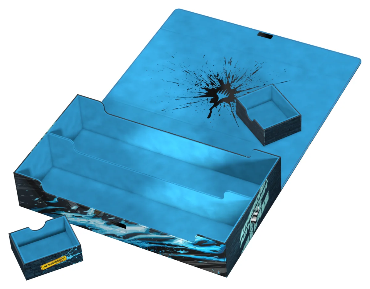 Ultimate Guard Omnihive 1000+ Xenoskin mass storage deck box from Magic: The Gathering's Aetherdrift set