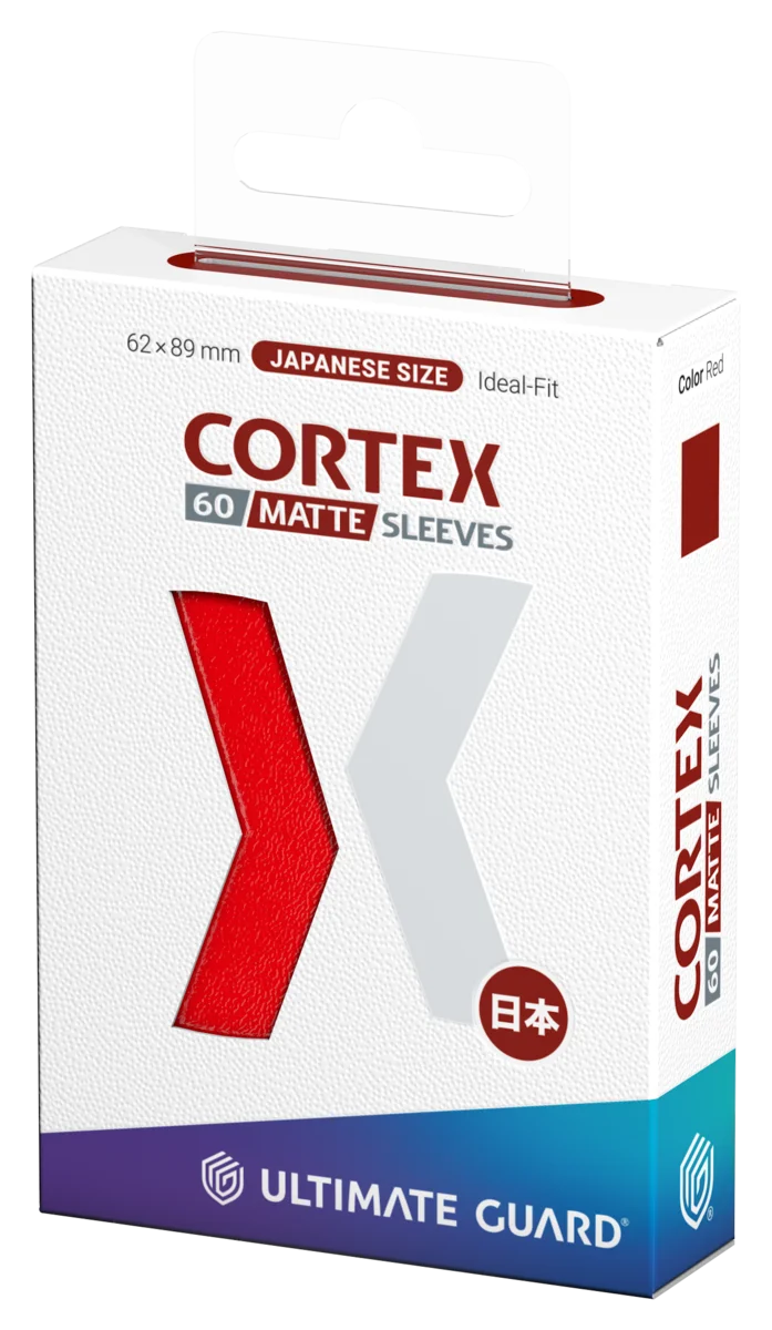 Ultimate Guard Cortex Sleeves Matte Japanese Size (60) - Red