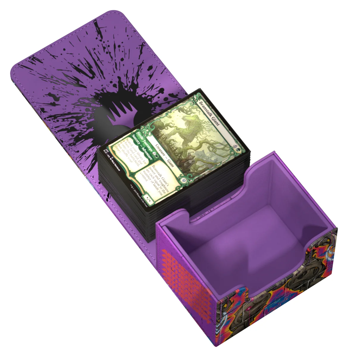 Ultimate Guard Sidewinder 100+ Xenoskin deck box from Magic: The Gathering's Aetherdrift set