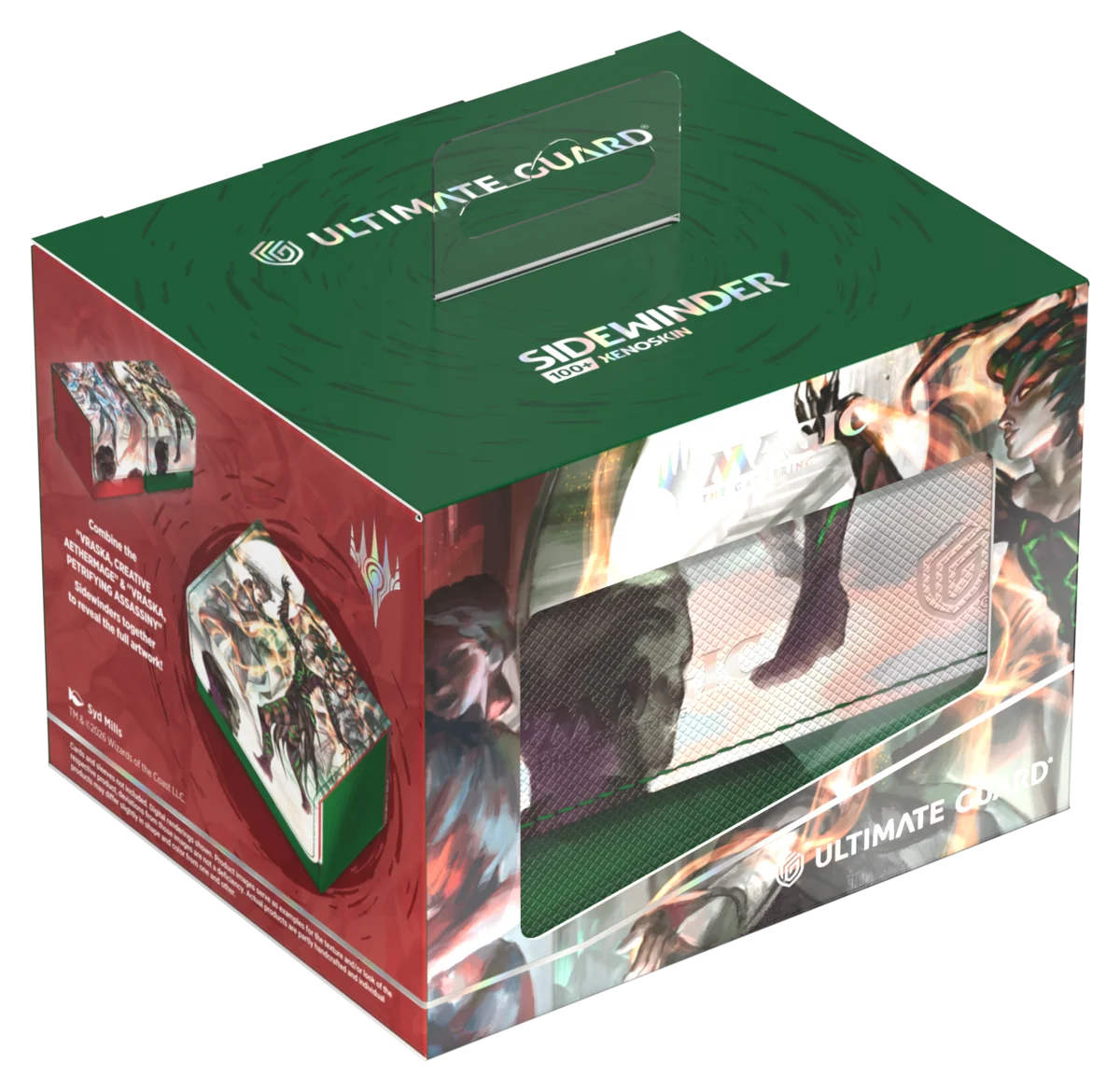 Ultimate Guard Sidewinder 100+ Xenoskin Magic: The Gathering "Reality Fracture" - Vraska, Petrifying Assassin
