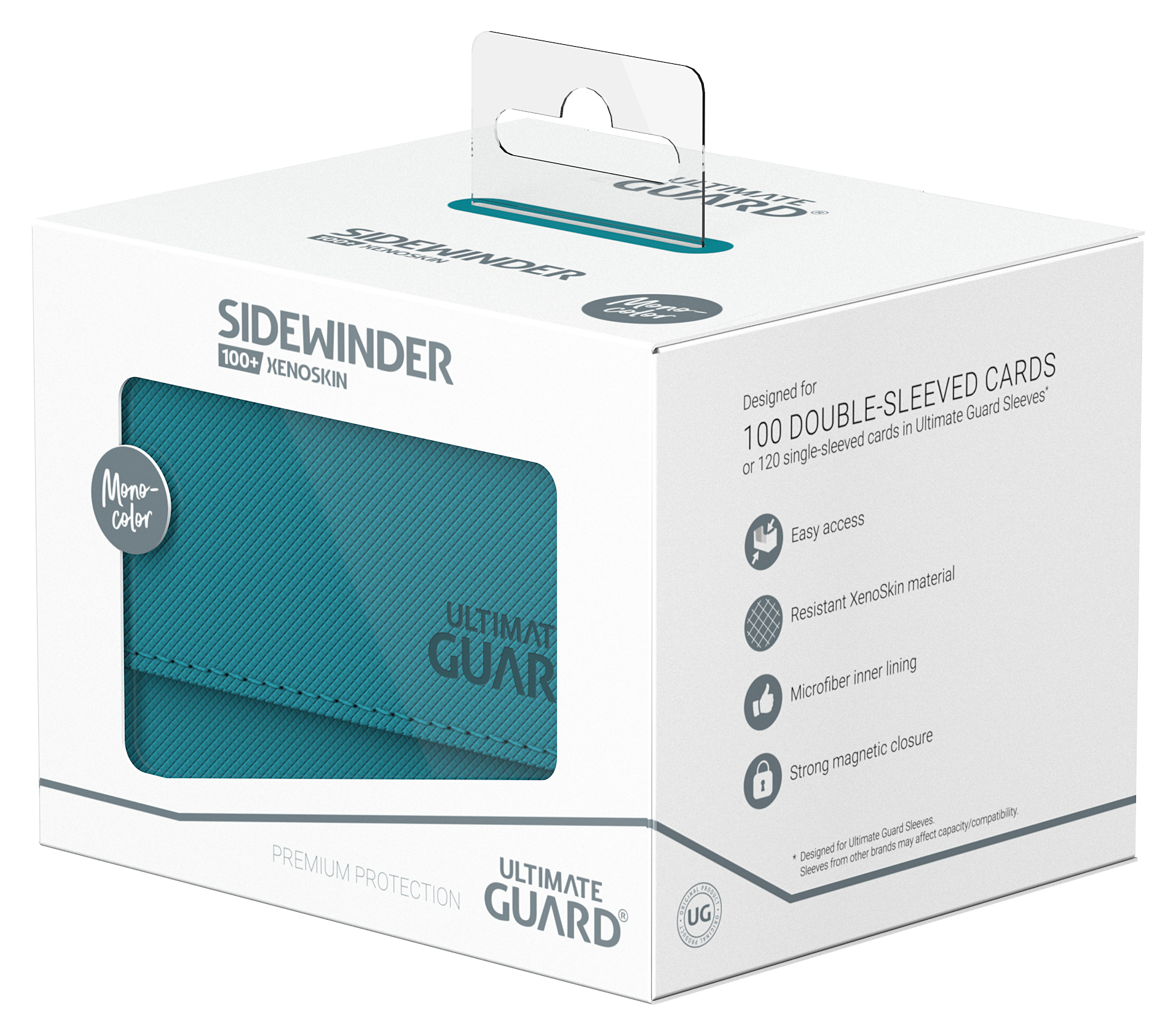 Ultimate Guard Card Deck Box Sidewinder 100+ Petrol