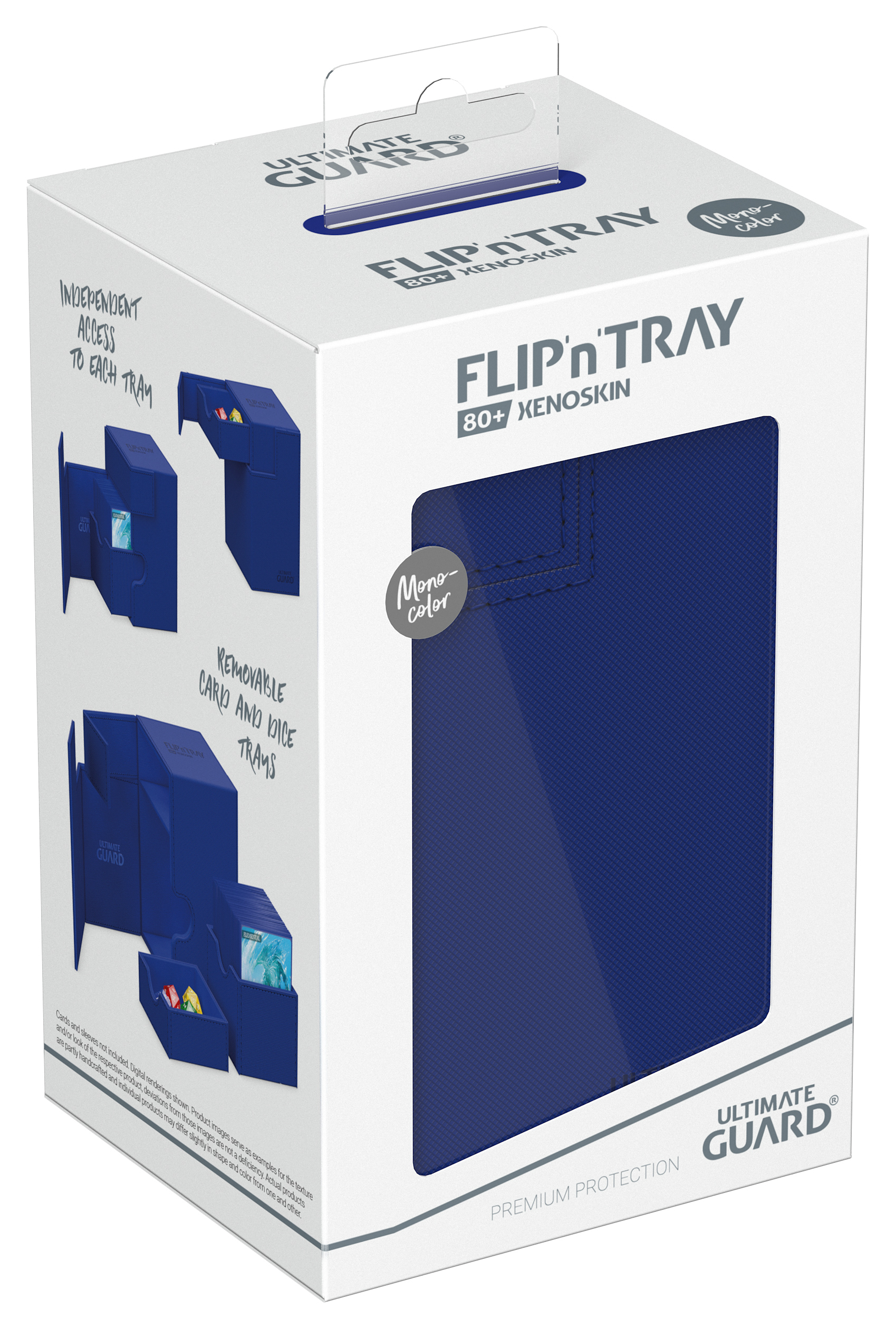 Ultimate Guard Card Deck Box Flip'n'Tray 80+ Blue Blau