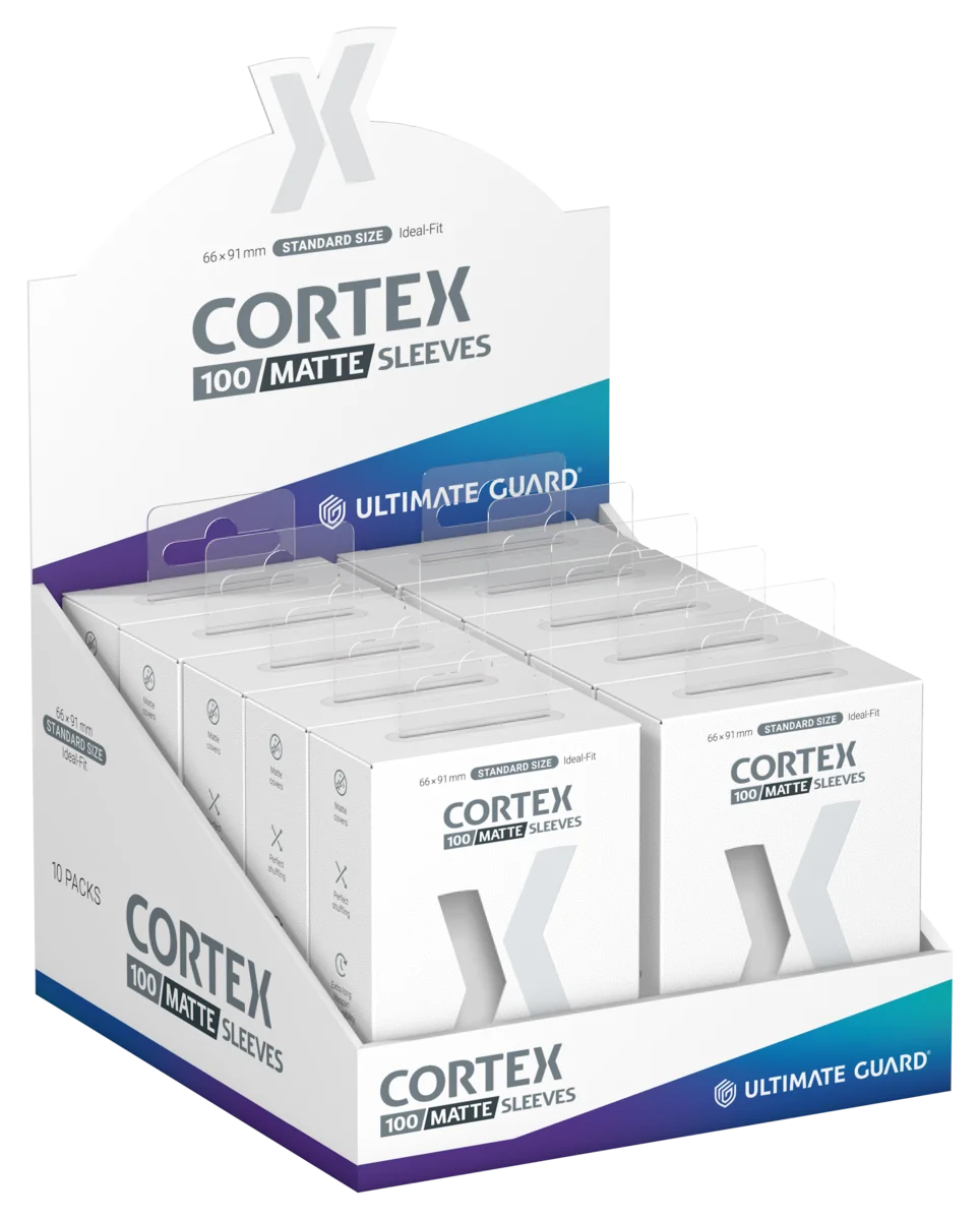 Ultimate Guard Cortex Sleeves Matte Standard Size (100) - Transparent