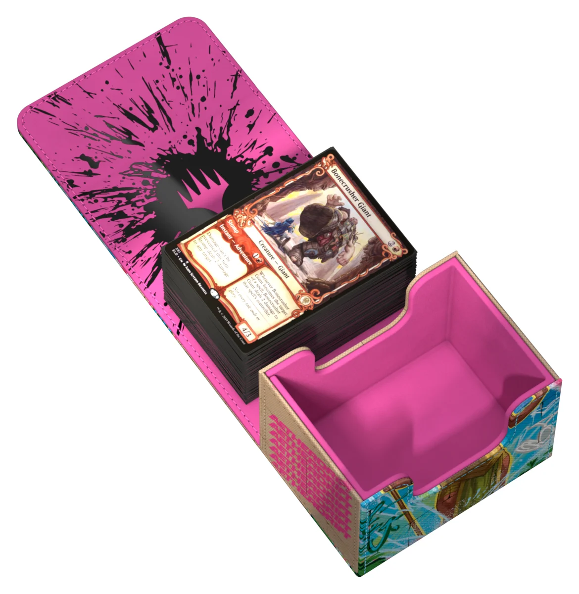 Ultimate Guard Sidewinder 100+ Xenoskin deck box from Magic: The Gathering's Aetherdrift set