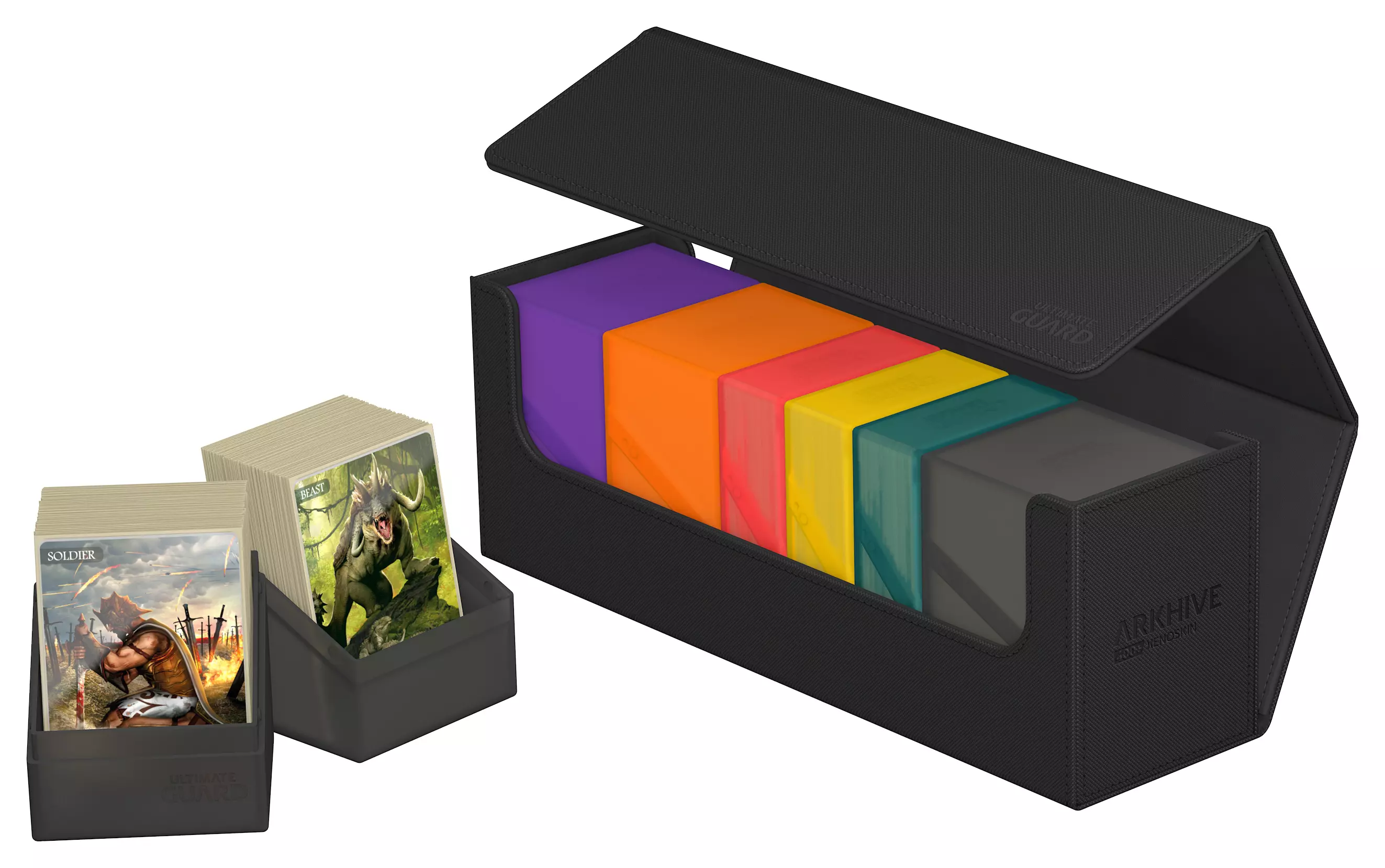 Ultimate Guard Card Deck Box Arkhive 400+ Black Schwarz