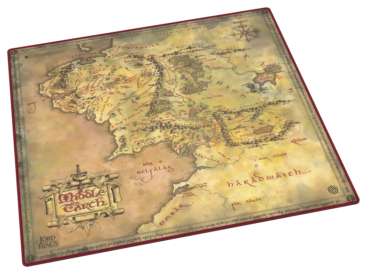 Play-Mat Oversized 61x 61cm The Lord of the Rings™ "Places of Middle-earth"
