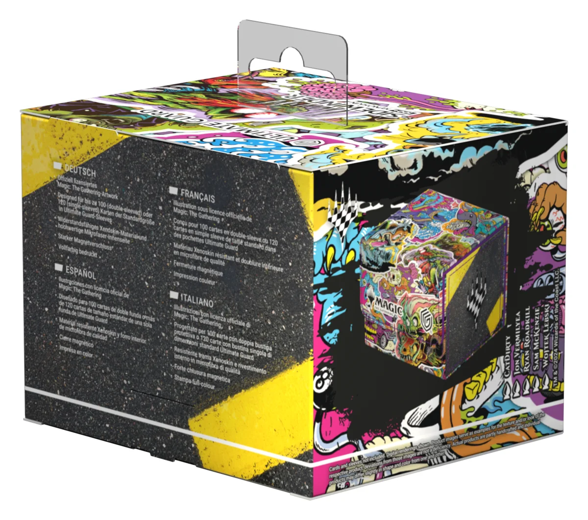 Ultimate Guard Sidewinder 100+ Xenoskin deck box from Magic: The Gathering's Aetherdrift set