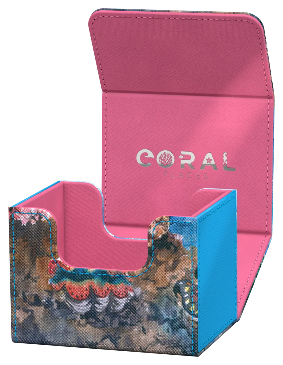 Ultimate Guard Sidewinder 100+ Xenoskin "Coral Places" - Seablue Hush